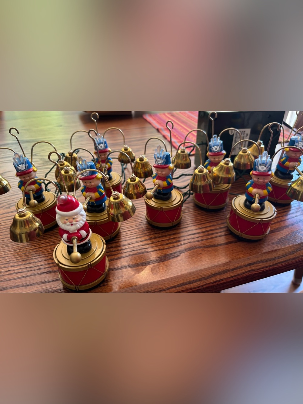 Mr. Christmas Vintage Santa's Marching Band Musical Bells Soldiers WORKS Video